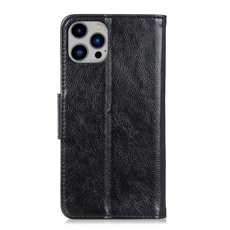 For iPhone 16 Pro Max Nappa Texture Leather Case(Black) - iPhone 16 Pro Max Cases by buy2fix | Online Shopping UK | buy2fix