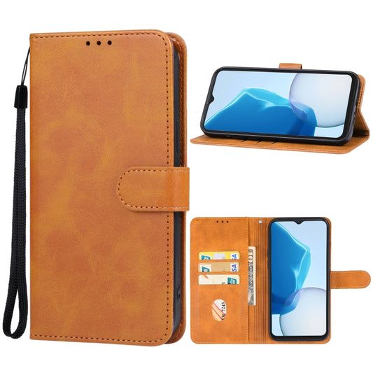For DOOGEE N55 Leather Phone Case(Brown) - Doogee Cases by buy2fix | Online Shopping UK | buy2fix
