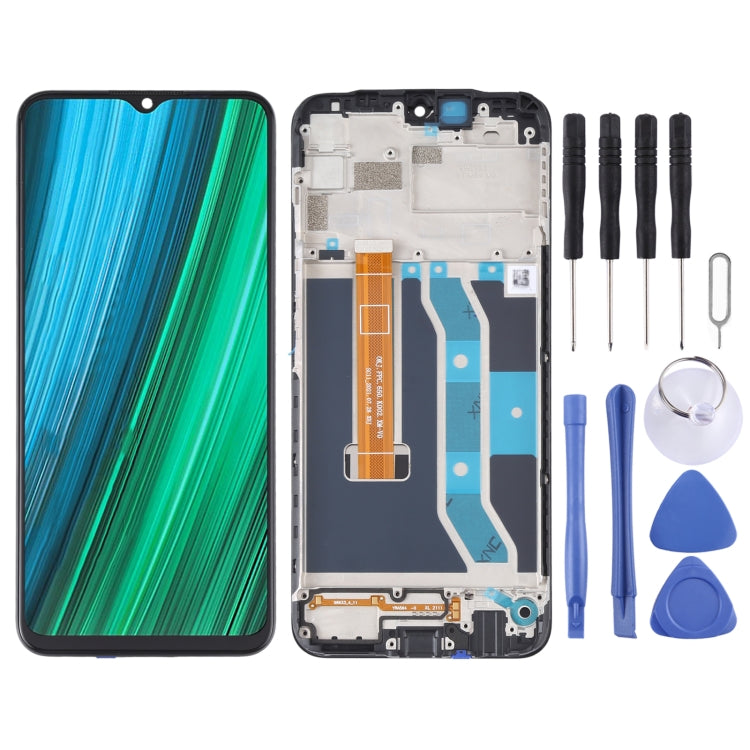 For Realme Narzo 50A 4G RMX3430 OEM LCD Screen Digitizer Full Assembly with Frame - LCD Screen by buy2fix | Online Shopping UK | buy2fix