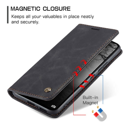 For Xiaomi Redmi Note 13 4G CaseMe 013 Multifunctional Horizontal Flip Leather Phone Case(Black) - Xiaomi Cases by CaseMe | Online Shopping UK | buy2fix