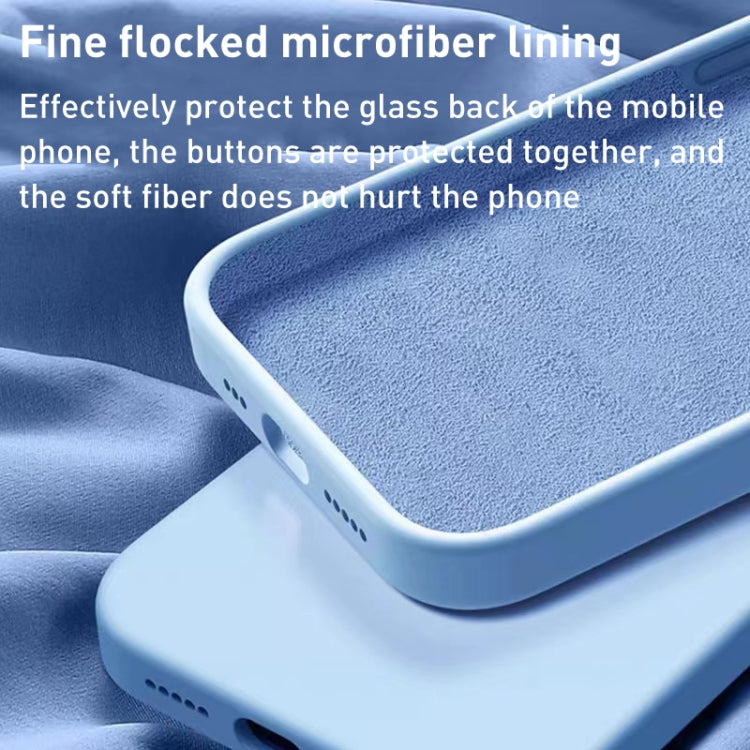 For iPhone 13 Pro Liquid Silicone MagSafe Precision Hole Phone Case(White) - iPhone 13 Pro Cases by buy2fix | Online Shopping UK | buy2fix