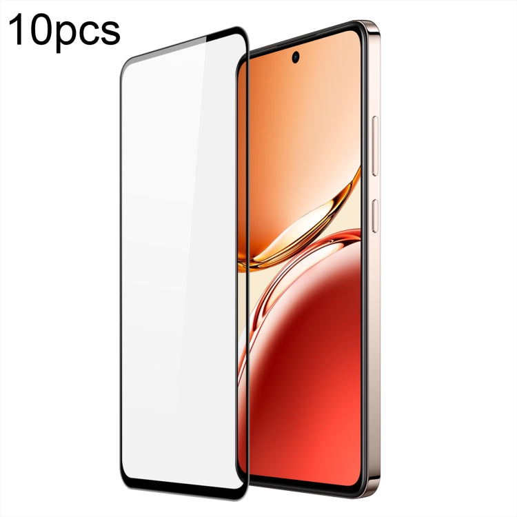 For OPPO Reno12 F 4G / 5G 10pcs DUX DUCIS 0.33mm 9H Medium Alumina Tempered Glass Film - Reno12 F Tempered Glass by DUX DUCIS | Online Shopping UK | buy2fix