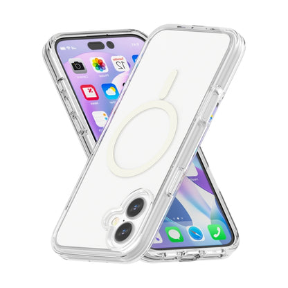 For iPhone 16 Terminator Style Transparent MagSafe Magnetic Phone Case(Transparent) - iPhone 16 Cases by buy2fix | Online Shopping UK | buy2fix