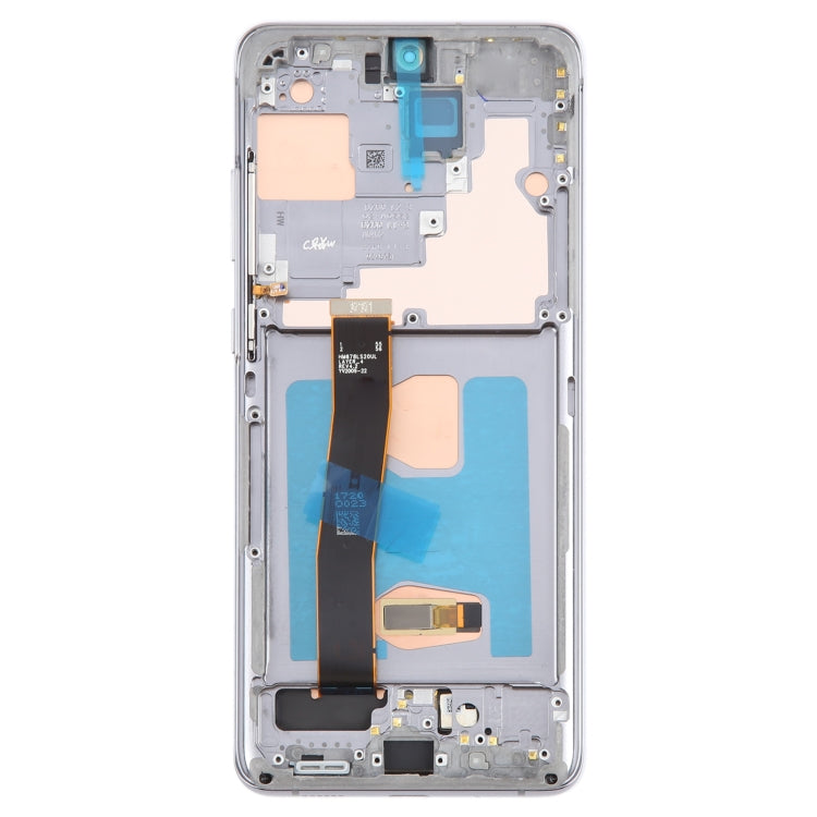 For Samsung Galaxy S20 Ultra 4G/5G SM-G988 6.67 inch OLED LCD Screen Digitizer Full Assembly with Frame (Grey) - Galaxy S Series Parts by buy2fix | Online Shopping UK | buy2fix