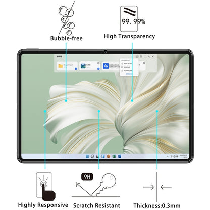For Huawei MateBook E 2023 9H 0.3mm Explosion-proof Tempered Glass Film - Screen Protection Film by buy2fix | Online Shopping UK | buy2fix