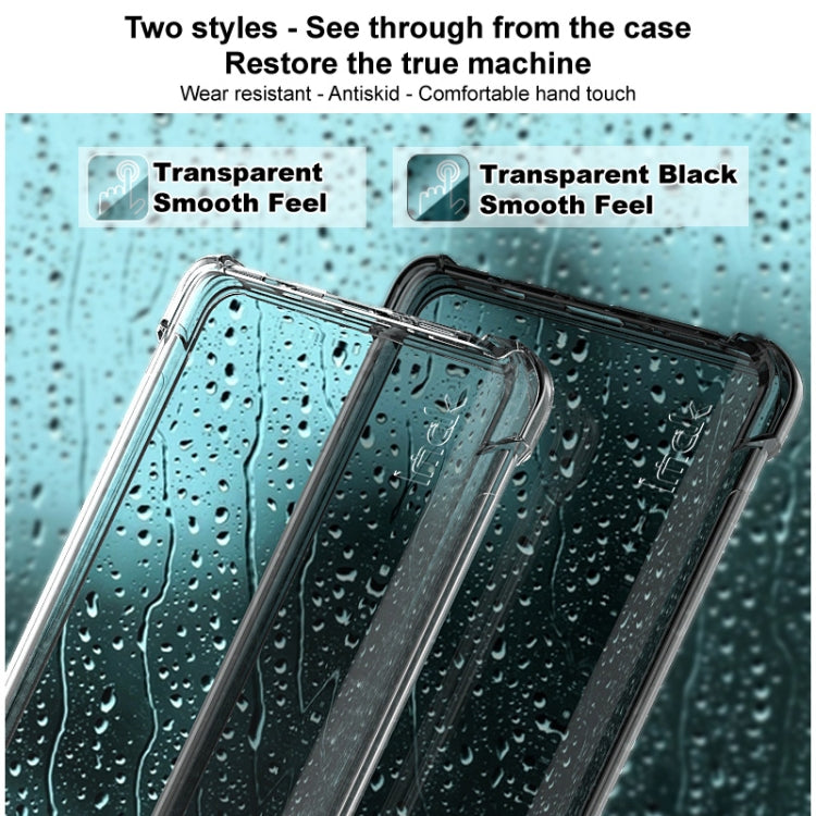 For Nothing Phone 2a 5G imak Shockproof Airbag TPU Phone Case(Transparent Black) - More Brand by imak | Online Shopping UK | buy2fix