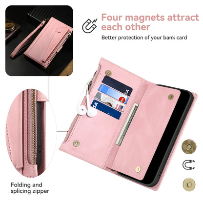 For iPhone 16 Pro ESEBLE Retro Frosted RFID Flip Leather Phone Case(Rose Gold) - iPhone 16 Pro Cases by ESEBLE | Online Shopping UK | buy2fix