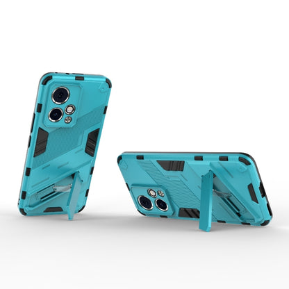 For Honor 90 GT 5G Punk Armor 2 in 1 PC + TPU Phone Case with Holder(Blue) - Honor Cases by buy2fix | Online Shopping UK | buy2fix