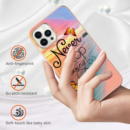 For iPhone 16 Pro Electroplating Pattern IMD TPU Shockproof Case(Dream Chasing Butterfly) - iPhone 16 Pro Cases by buy2fix | Online Shopping UK | buy2fix