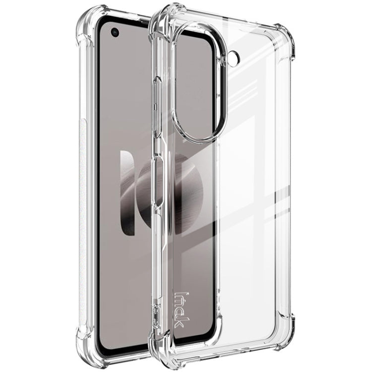 For Asus Zenfone 10 5G imak Shockproof Airbag TPU Phone Case(Transparent) - ASUS Cases by imak | Online Shopping UK | buy2fix