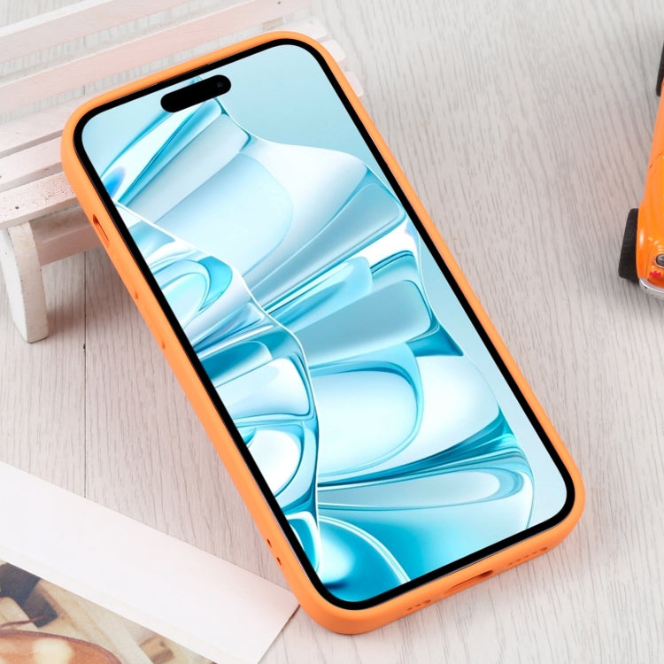 For iPhone 16 Plus Liquid Silicone Magsafe Phone Case(Orange) - iPhone 16 Plus Cases by buy2fix | Online Shopping UK | buy2fix