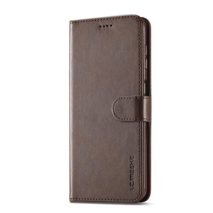 For Samsung Galaxy A35 5G LC.IMEEKE Calf Texture Leather Phone Case(Coffee) - Galaxy Phone Cases by LC.IMEEKE | Online Shopping UK | buy2fix