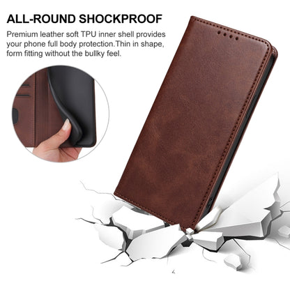 For Ulefone Armor 11T 5G / 11 5G Magnetic Closure Leather Phone Case(Brown) - Ulefone Cases by buy2fix | Online Shopping UK | buy2fix