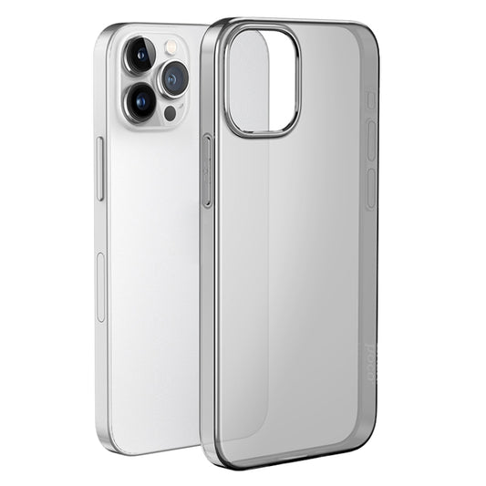 For iPhone 15 Pro hoco Light Series Soft TPU Phone Case(Transparent Black) - iPhone 15 Pro Cases by hoco | Online Shopping UK | buy2fix