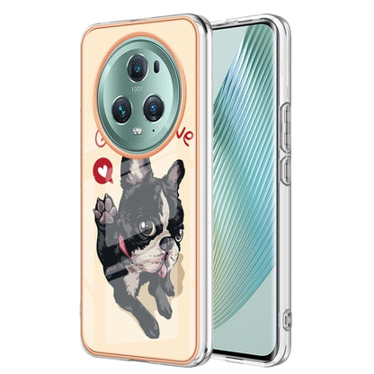 For Honor Magic 5 Pro Electroplating Marble Dual-side IMD Phone Case(Lucky Dog) - Honor Cases by buy2fix | Online Shopping UK | buy2fix