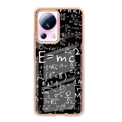 For Xiaomi 13 Lite 5G Electroplating Marble Dual-side IMD Phone Case(Equation) - 13 Lite Cases by buy2fix | Online Shopping UK | buy2fix