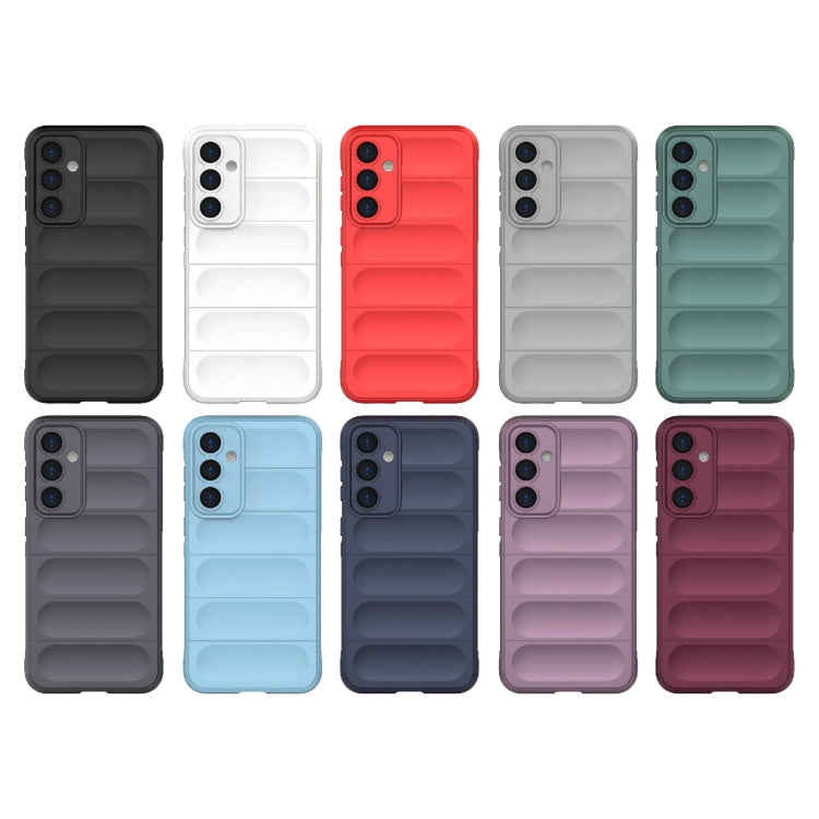 For Samsung Galaxy S23 FE 5G Magic Shield TPU + Flannel Phone Case(Light Blue) - Galaxy S23 FE 5G Cases by buy2fix | Online Shopping UK | buy2fix