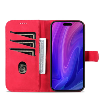 For iPhone 15 Pro Max AZNS Skin Feel Calf Texture Flip Leather Phone Case(Red) - iPhone 15 Pro Max Cases by AZNS | Online Shopping UK | buy2fix