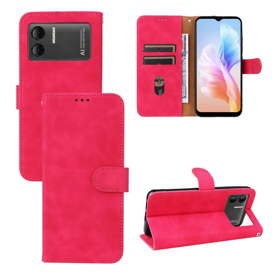 For Doogee X98 / X98 Pro Skin Feel Magnetic Flip Leather Phone Case(Rose Red) - More Brand by buy2fix | Online Shopping UK | buy2fix