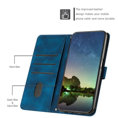 For Samsung Galaxy S21 5G Dream Triangle Leather Phone Case with Long Lanyard(Blue) - Galaxy S21 5G Cases by buy2fix | Online Shopping UK | buy2fix