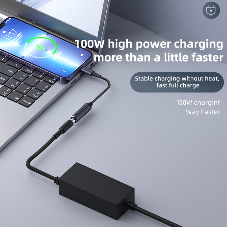 DC 5.5 x 2.5mm to USB-C / Type-C Male 100W Computer Charging Adapter Connector - Universal Power Adapter by buy2fix | Online Shopping UK | buy2fix