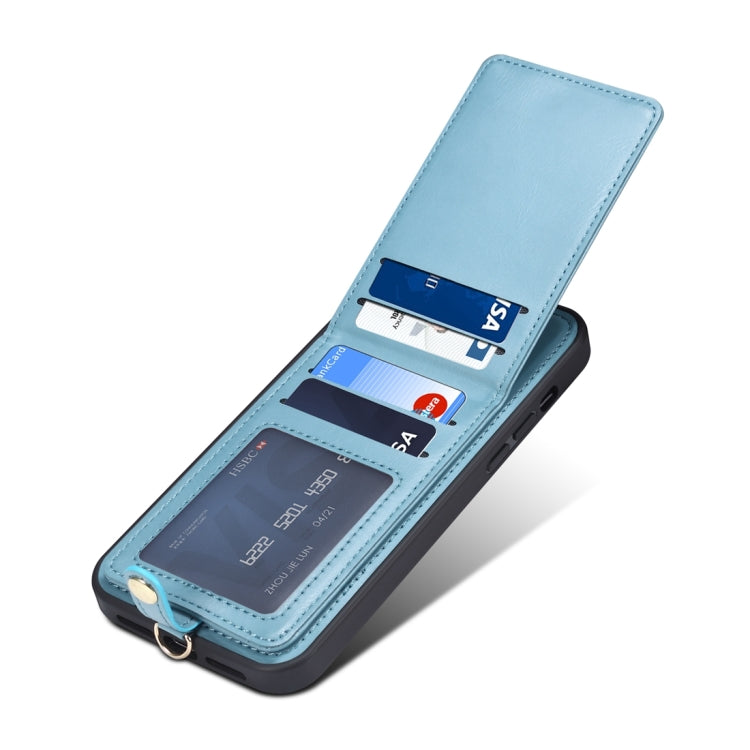 For iPhone 15 Pro Max ESEBLE Star Series Lanyard Holder Card Slot Phone Case(Blue) - iPhone 15 Pro Max Cases by ESEBLE | Online Shopping UK | buy2fix