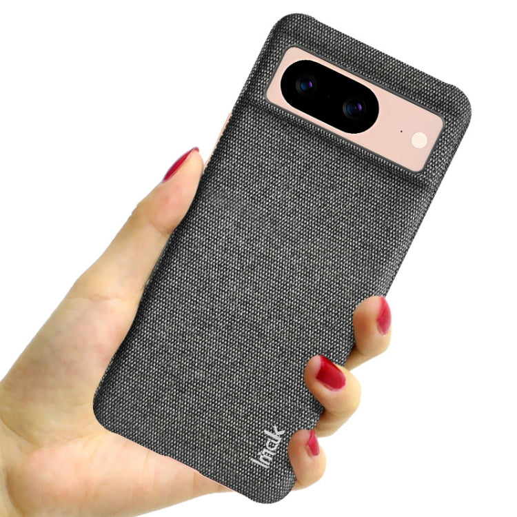 For Google Pixel 8 imak Ruiyi Series Cloth Texture PU + PC Phone Case(Dark Grey) - Google Cases by imak | Online Shopping UK | buy2fix