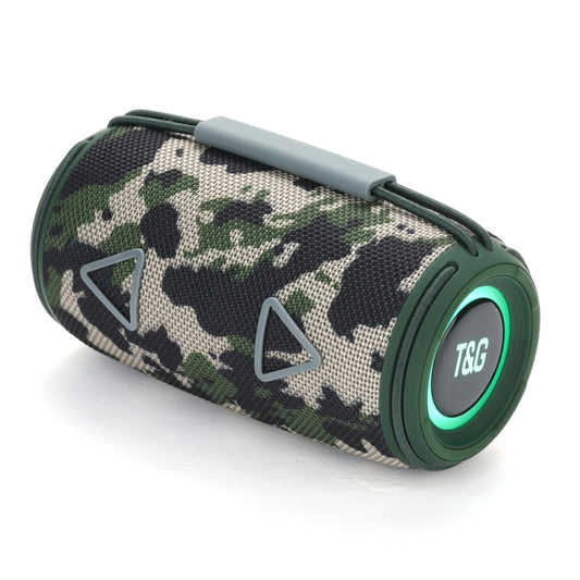 T&G TG-657 Portable Wireless 3D Stereo Subwoofer Bluetooth Speaker Support FM / LED Atmosphere Light(Camouflage) - Desktop Speaker by T&G | Online Shopping UK | buy2fix