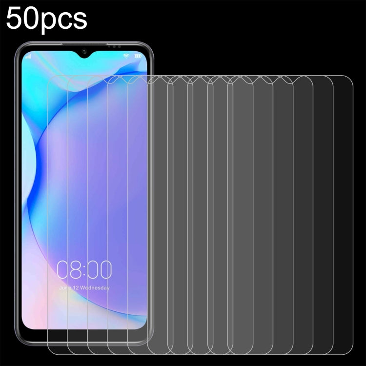 For DOOGEE N50 Pro 50pcs 0.26mm 9H 2.5D Tempered Glass Film - For Doogee by buy2fix | Online Shopping UK | buy2fix