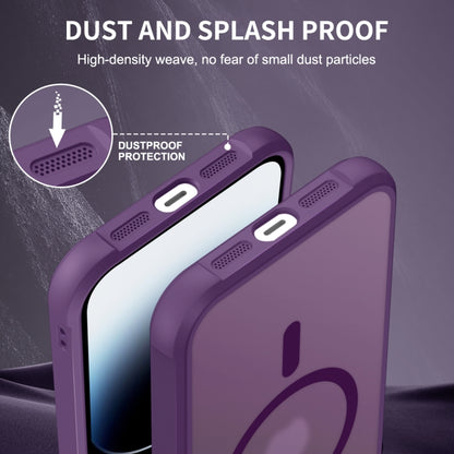 For iPhone 14 Pro Max MagSafe Magnetic Phone Case(Purple) - iPhone 14 Pro Max Cases by buy2fix | Online Shopping UK | buy2fix