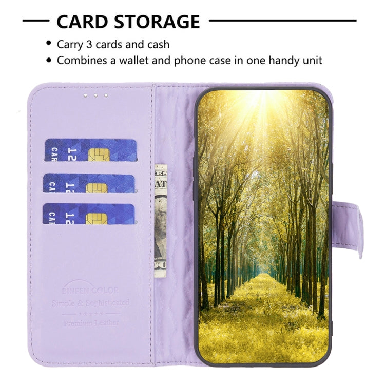 For Honor X7b Diamond Lattice Wallet Flip Leather Phone Case(Purple) - Honor Cases by buy2fix | Online Shopping UK | buy2fix