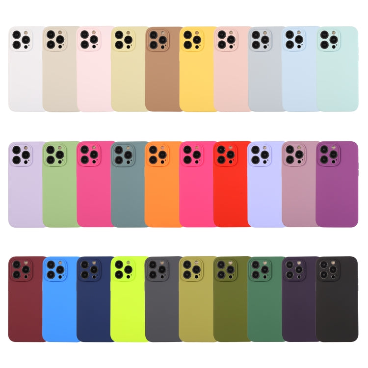 For iPhone 16 Plus Pure Color Liquid Silicone Fine Pore Phone Case(Lilac Purple) - iPhone 16 Plus Cases by buy2fix | Online Shopping UK | buy2fix