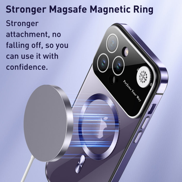 For iPhone 13 Pro Max Aromatherapy MagSafe Magnetic Phone Case(Sierra Blue) - iPhone 13 Pro Max Cases by buy2fix | Online Shopping UK | buy2fix