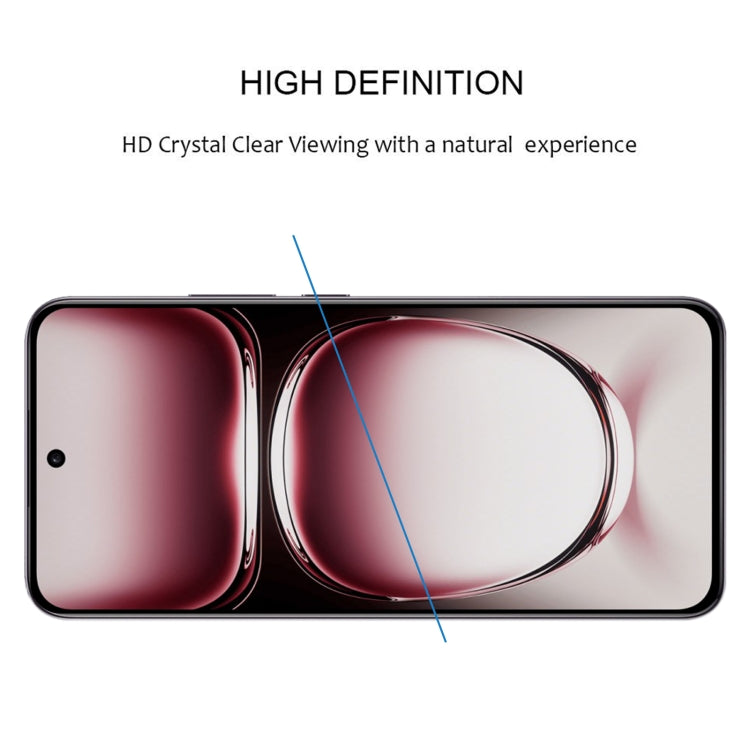 For OPPO Reno12 / Reno12 Pro China 9H HD 3D Curved Edge Tempered Glass Film(Black) - OPPO Tempered Glass by buy2fix | Online Shopping UK | buy2fix