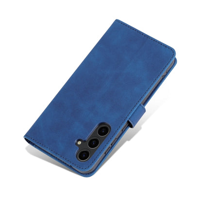 For Samsung Galaxy S24+ 5G AZNS Skin Feel Calf Texture Flip Leather Phone Case(Blue) - Galaxy S24+ 5G Cases by AZNS | Online Shopping UK | buy2fix