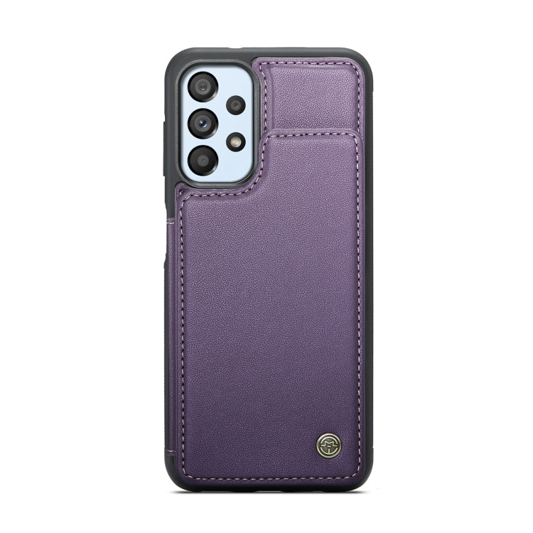 For Samsung Galaxy A53 5G CaseMe C22 Card Slots Holder RFID Anti-theft Phone Case(Purple) - Galaxy Phone Cases by CaseMe | Online Shopping UK | buy2fix