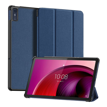 For Lenovo Tab M10 5G  10.6 DUX DUCIS Domo Series Magnetic Flip Leather Tablet Case(Blue) - Lenovo by DUX DUCIS | Online Shopping UK | buy2fix