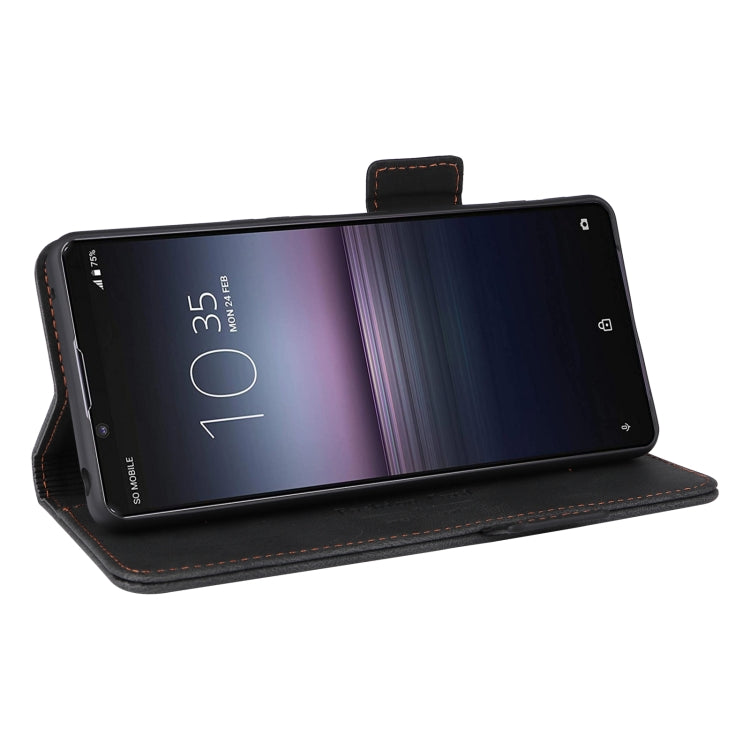 For Sony Xperia 1 VI 2024 Magnetic Clasp Leather Phone Case(Black) - Sony Cases by buy2fix | Online Shopping UK | buy2fix