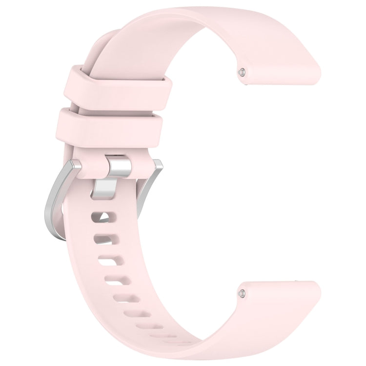 For Garmin vivoactive 5 / Active 5 20mm Silicone Watch Band(Pink) - Watch Bands by buy2fix | Online Shopping UK | buy2fix
