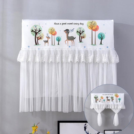 Do Not Take Dust-proof And Anti Direct Blowing Simple Wind Hanging Machine Air Conditioner Moon Cover, Size:Width 80 × Thickness 20 × Height 90cm(Cartoon Deer) - Dust Covers by buy2fix | Online Shopping UK | buy2fix