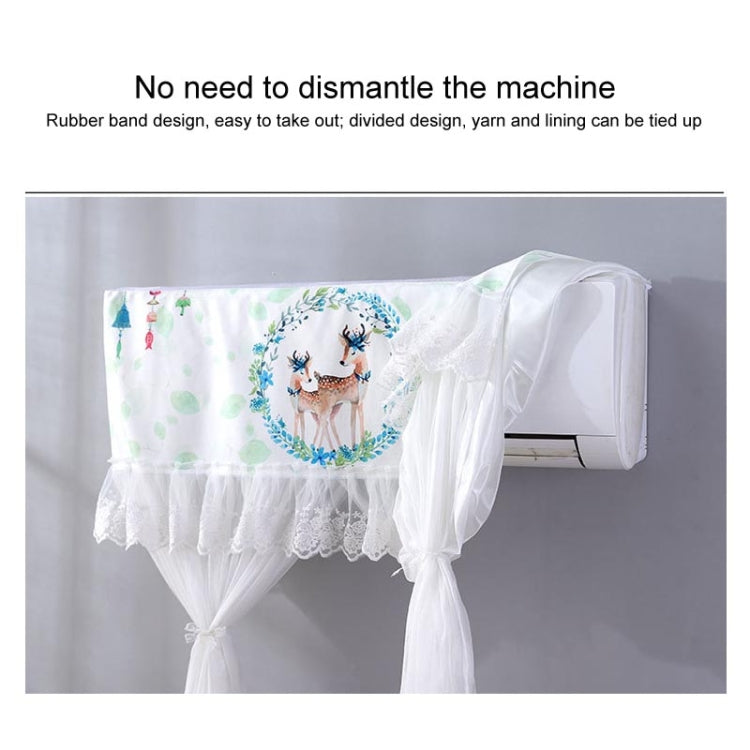 Do Not Take Dust-proof And Anti Direct Blowing Simple Wind Hanging Machine Air Conditioner Moon Cover, Size:Width 92 × Thickness 20 × Height 90cm(Clusters Of Stars) - Dust Covers by buy2fix | Online Shopping UK | buy2fix