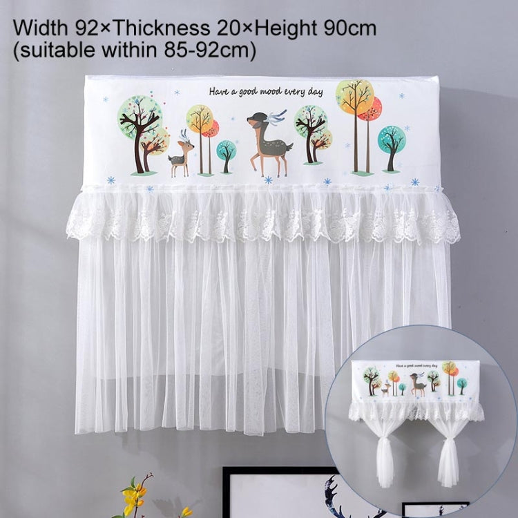 Do Not Take Dust-proof And Anti Direct Blowing Simple Wind Hanging Machine Air Conditioner Moon Cover, Size:Width 98 × Thickness 20 × Height 90cm(Cartoon Deer) - Dust Covers by buy2fix | Online Shopping UK | buy2fix