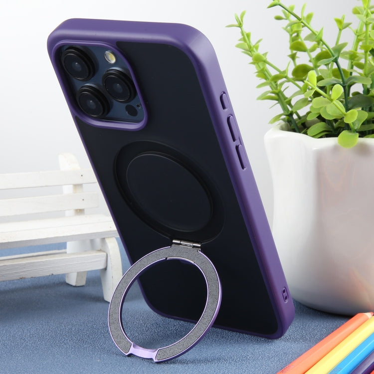 For iPhone 15 Pro DFANS DESIGN Magsafe Magnetic Phone Case(Purple) - iPhone 15 Pro Cases by DFANS DESIGN | Online Shopping UK | buy2fix