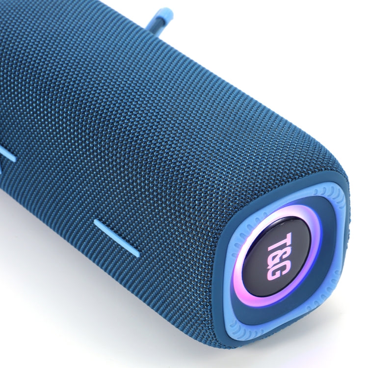 T&G TG654 Portable 3D Stereo Subwoofer Wireless Bluetooth Speaker(Blue) - Desktop Speaker by T&G | Online Shopping UK | buy2fix