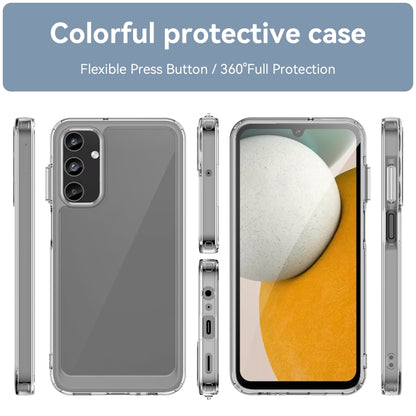 For Samsung Galaxy A15 Colorful Series Acrylic Hybrid TPU Phone Case(Transparent) - Galaxy Phone Cases by buy2fix | Online Shopping UK | buy2fix