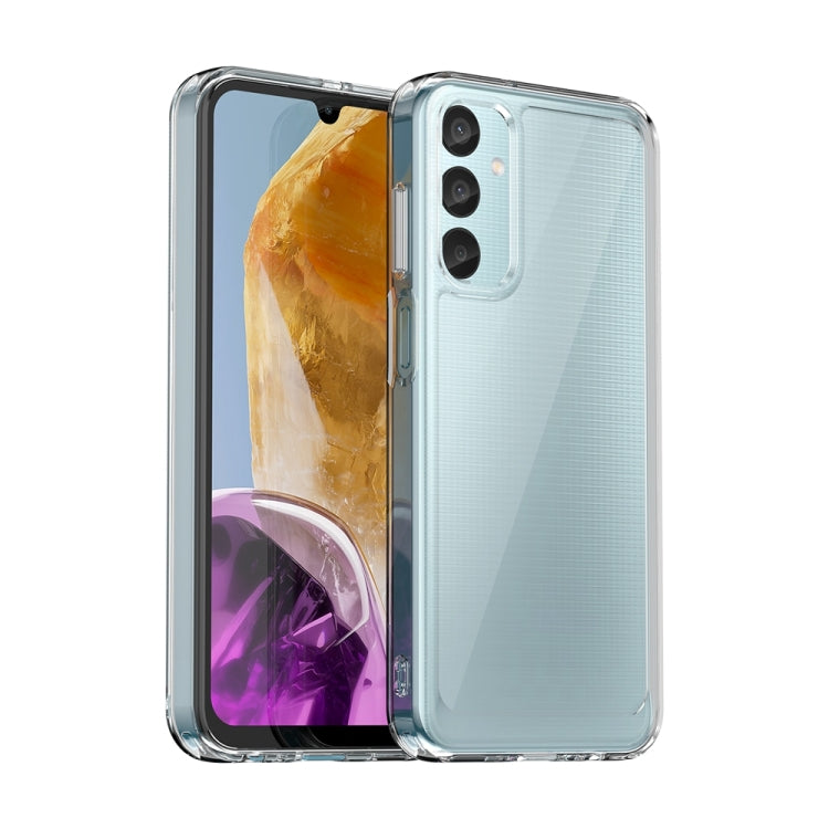 For Samsung Galaxy M15 Colorful Series Acrylic Hybrid TPU Phone Case(Transparent) - Galaxy Phone Cases by buy2fix | Online Shopping UK | buy2fix