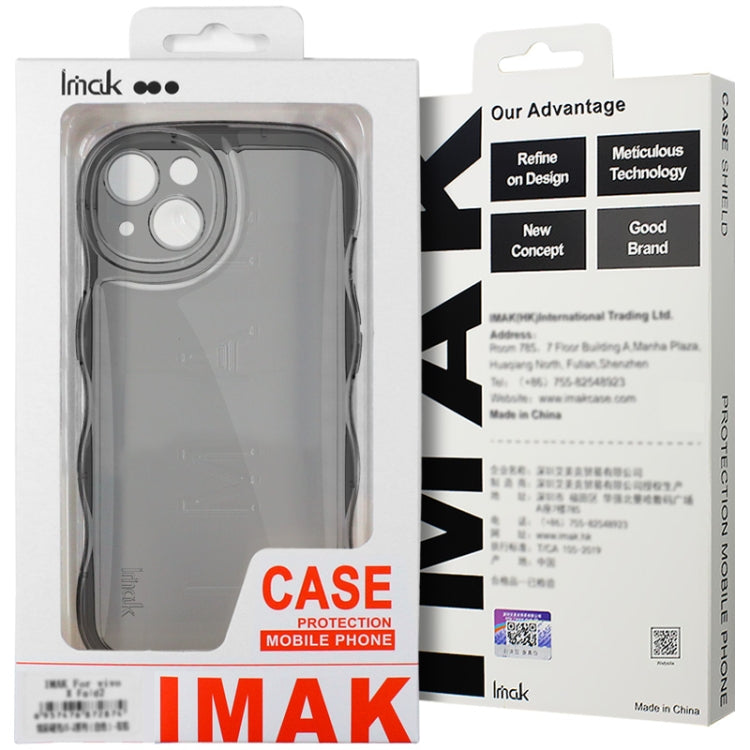 For Huawei Mate 60 IMAK Wave Bubble Soft Shockproof Phone Case(Transparent) - Huawei Cases by imak | Online Shopping UK | buy2fix