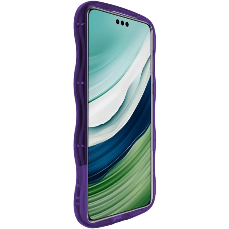 For Huawei Mate 60 Pro / 60 Pro+ IMAK Wave Bubble Soft Shockproof Phone Case(Purple) - Huawei Cases by imak | Online Shopping UK | buy2fix