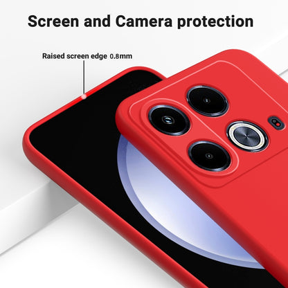 For Infinix Note 40 4G Solid Color Liquid Silicone Dropproof Full Coverage Protective Case(Red) - Infinix Cases by buy2fix | Online Shopping UK | buy2fix