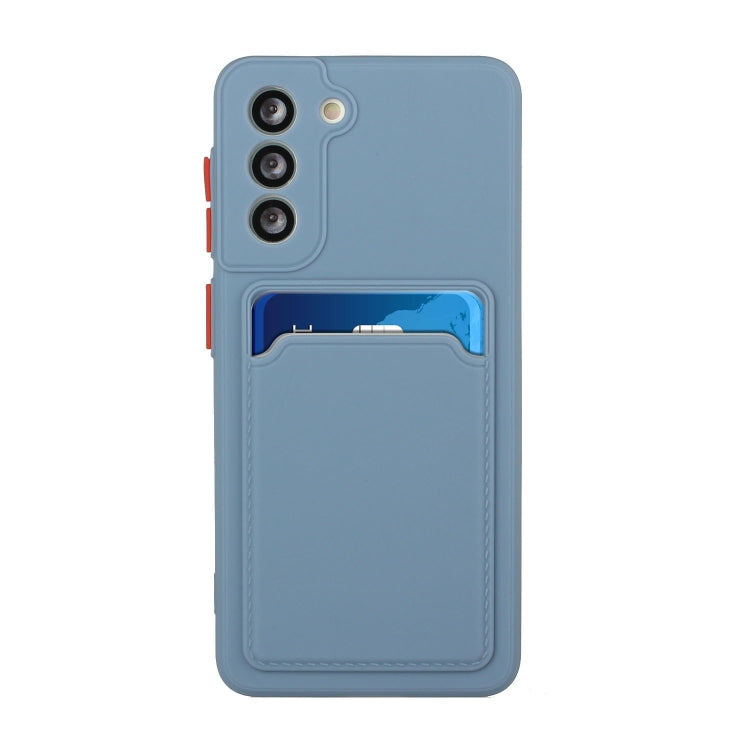 For Samsung Galaxy S24+ / S25+ Card Slot Design Shockproof TPU Phone Case(Grey) - Galaxy S24+ 5G Cases by buy2fix | Online Shopping UK | buy2fix